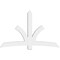Ekena Millwork Davenport Architectural Grade PVC Gable Bracket, 84"W x 52 1/2"H x 4"D x 6"F, 15/12 Pitch GBP084X53X0406DAV00 - alternate 3